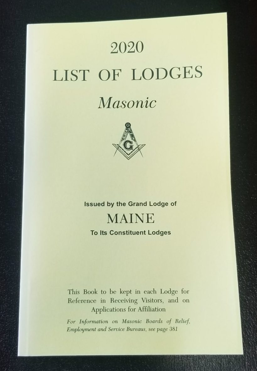 Grand Lodge Supplies Masonic Grand Lodge of Maine
