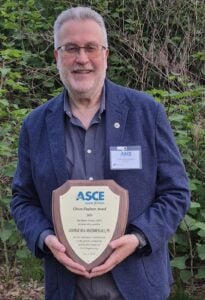 RW Brother George MacDougall receives the ASCE Citizen Engineer Award 