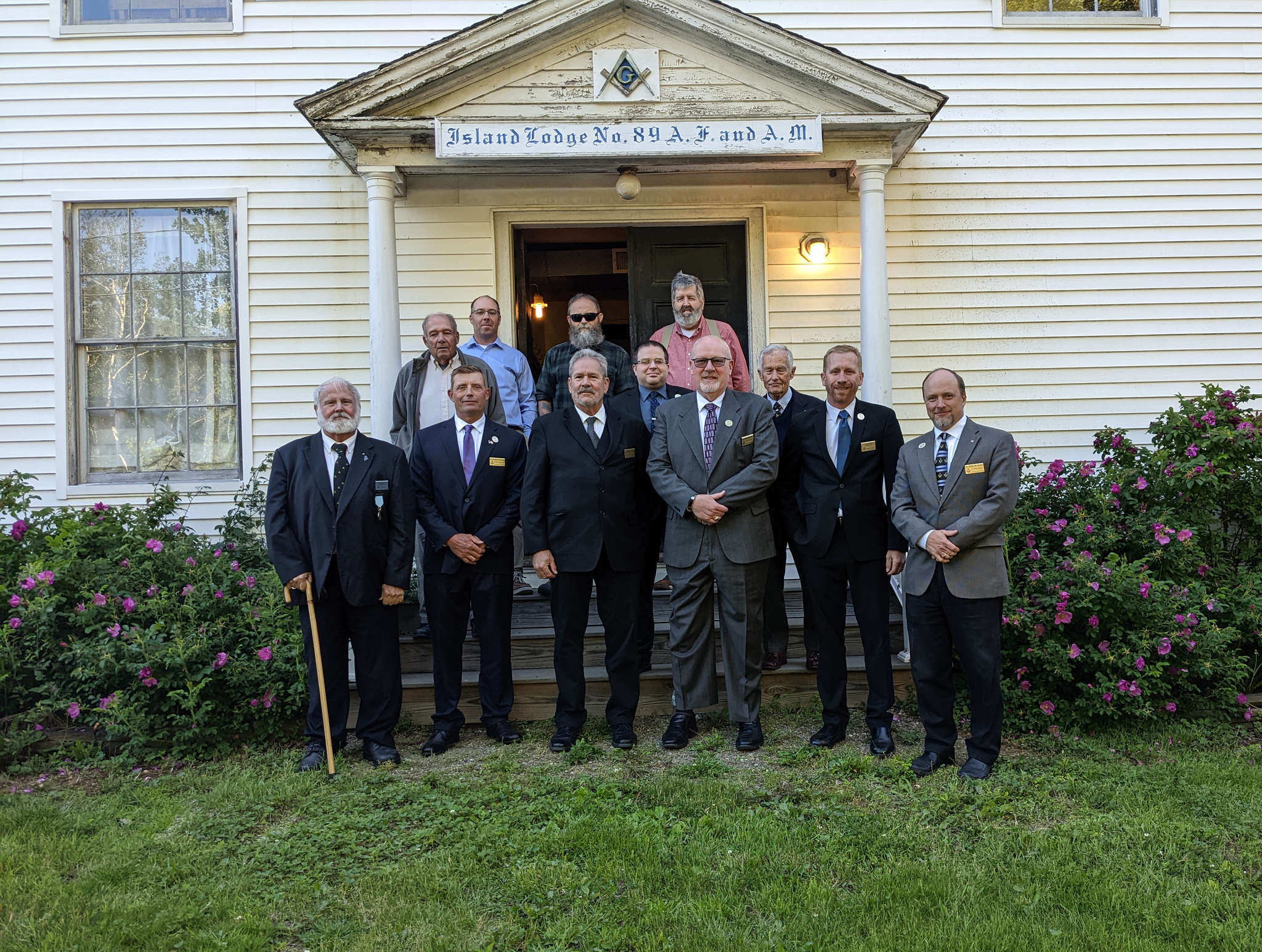 Brothers at Island Lodge in Isleboro